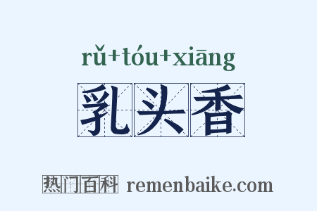 乳头香是什么意思的图片